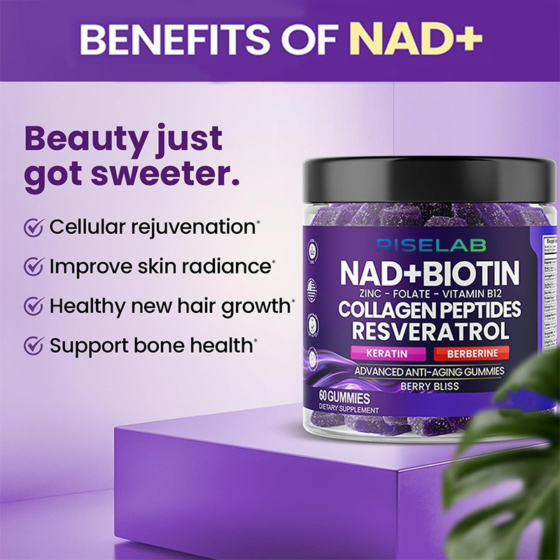 NAD+BIOTIN Collagen Peptides Gummies